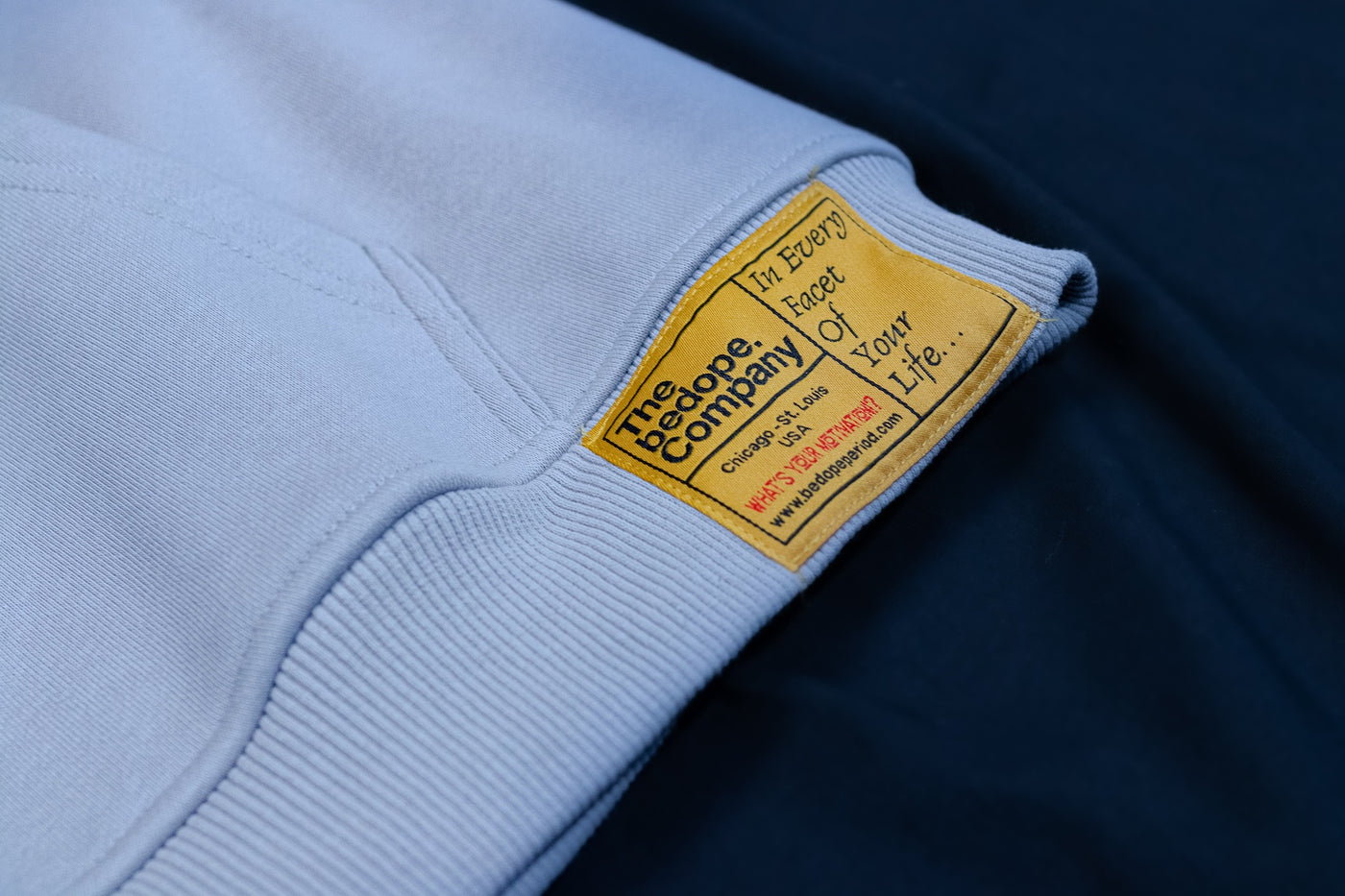 Gray bedope. Chenille Hoodie