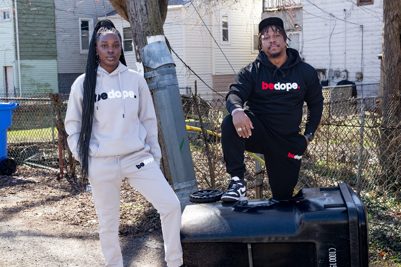Black bedope. Joggers